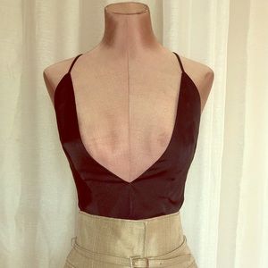 Deep V-neck camisole